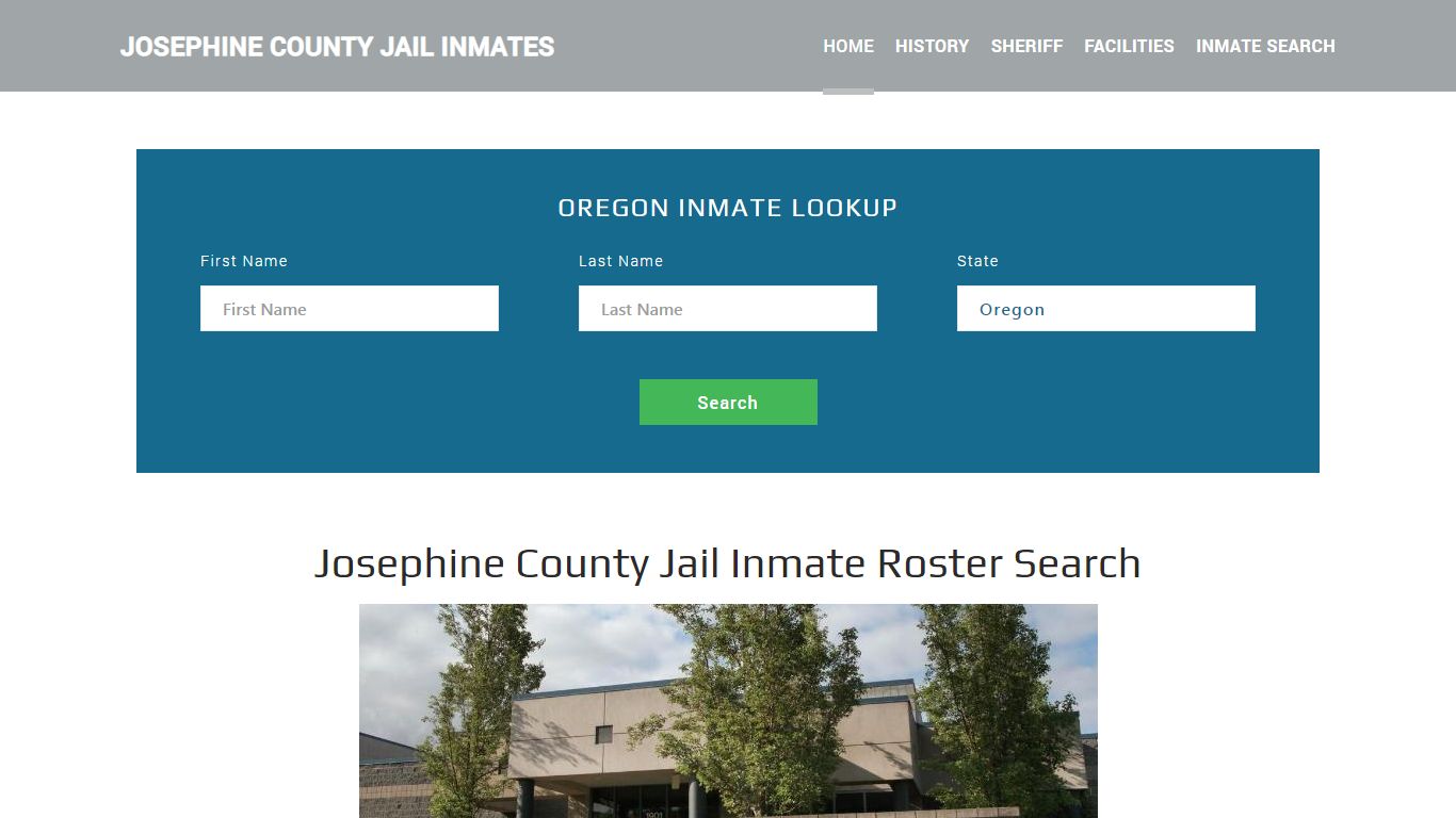 Josephine County Jail Inmate Roster Lookup, Grants Pass, OR